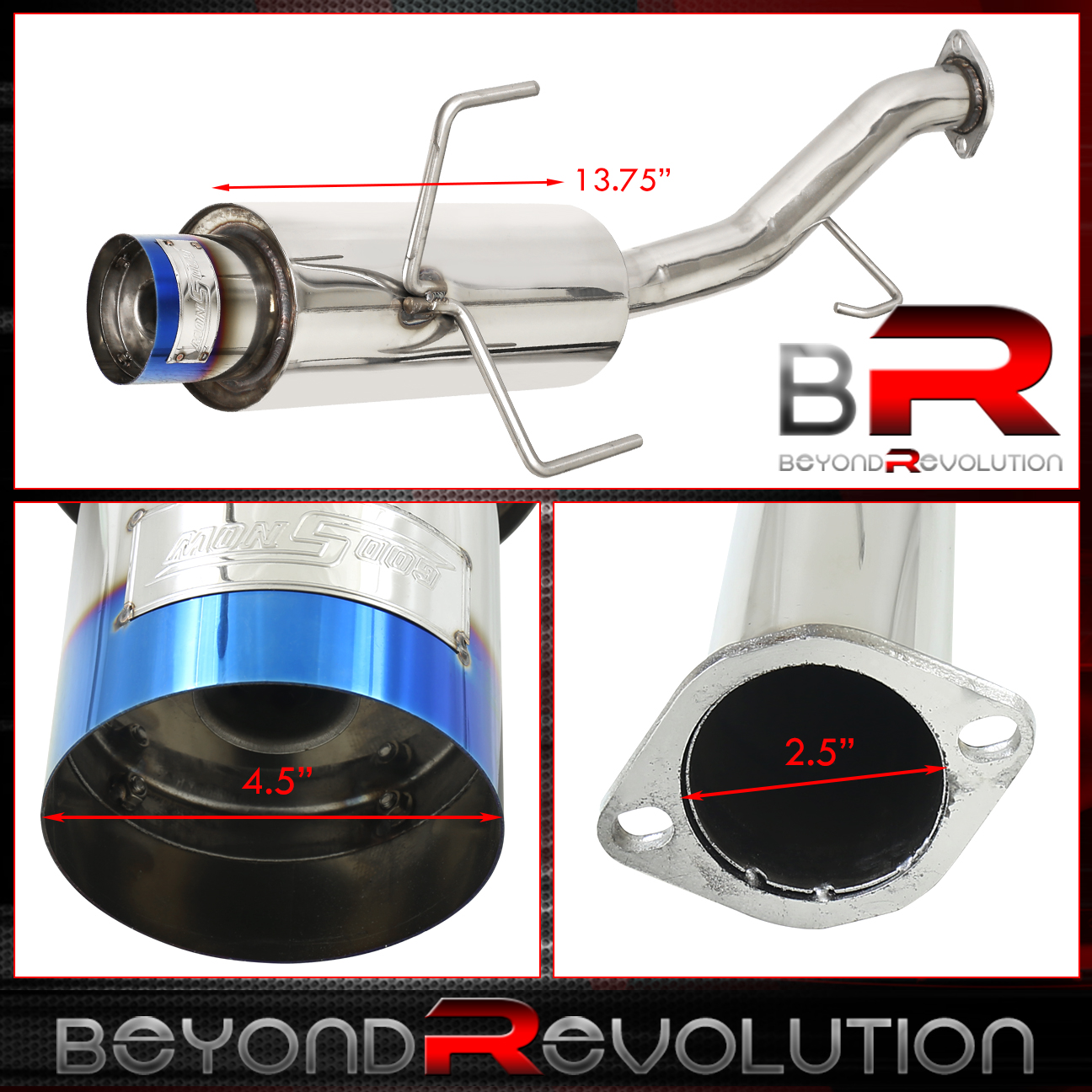 For 2002-2006 Sentra SER SpecV Catback Exhaust 2.5