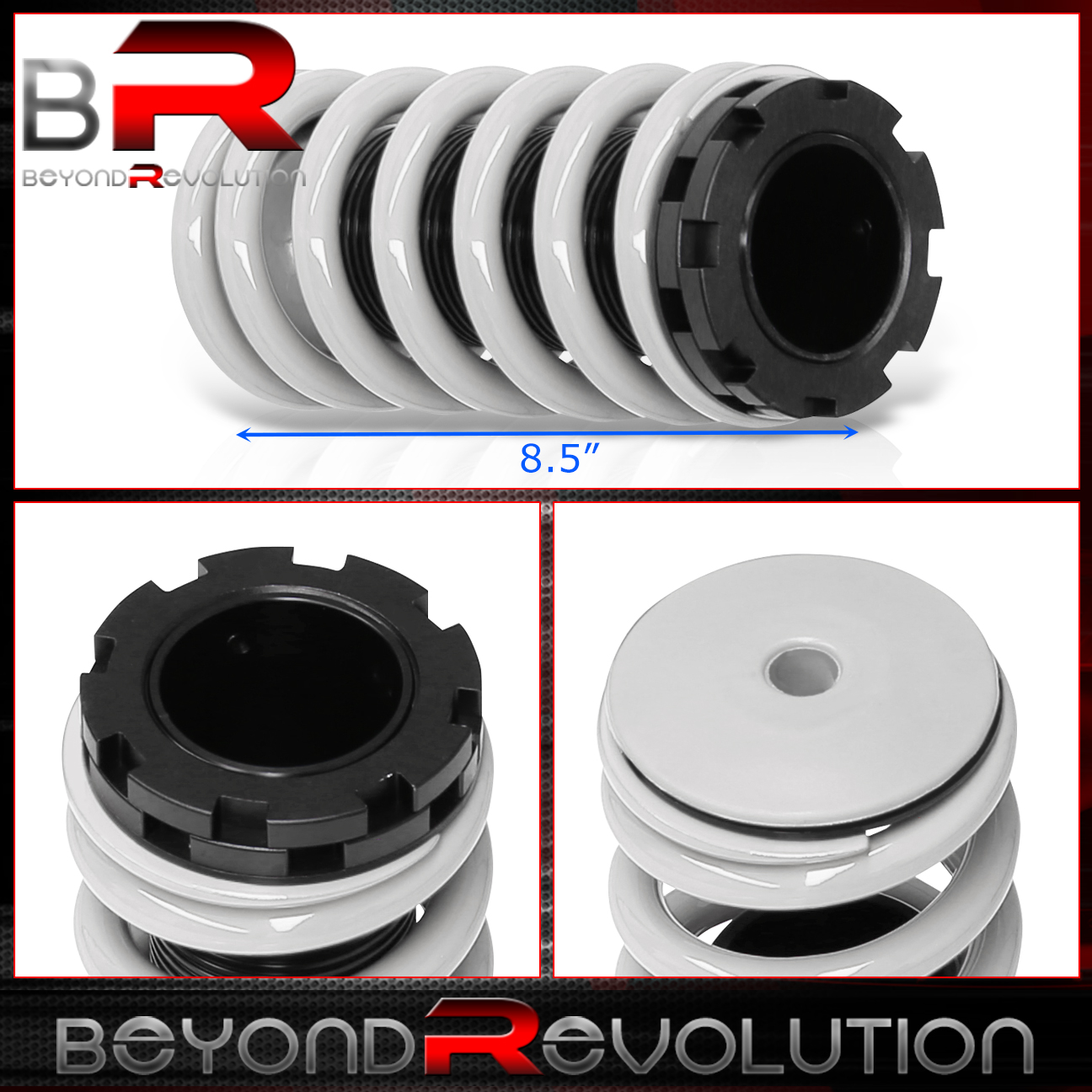 Epartsgogo Adjustable Coilover Sleeve Kit For 92-95 Honda Civic EG & Del Sol | Silver